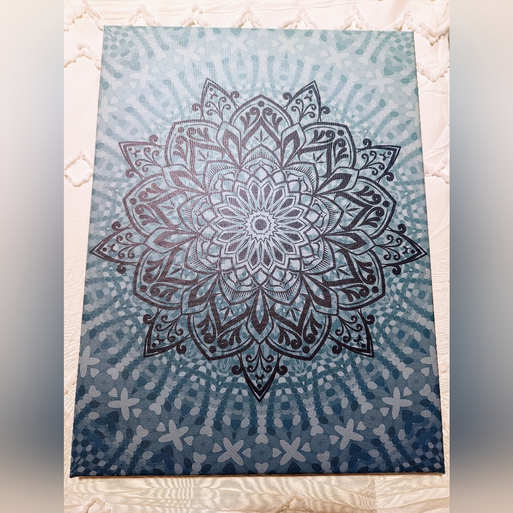 Mandala Canvas Wall Art (12"x16")